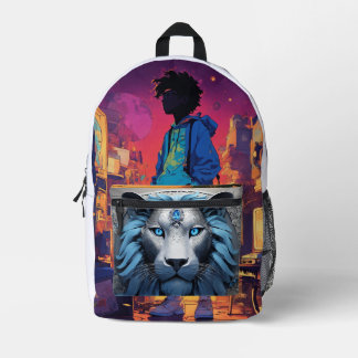 À Dos Imprimé Imprimer le sac de coupe