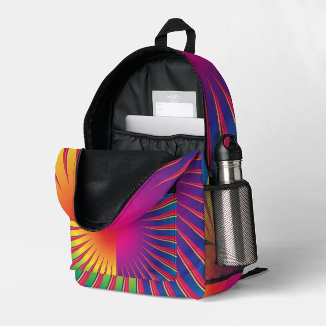À Dos Imprimé Imprimer le sac de coupe (Coin arrière droit (ouvert))