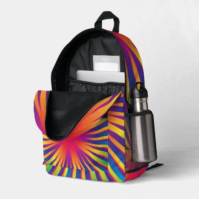 À Dos Imprimé Imprimer le sac de coupe (Coin arrière droit (ouvert))
