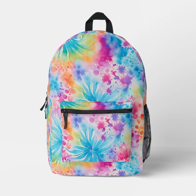 À Dos Imprimé Joli sac Pastel Tie Dye (Recto)