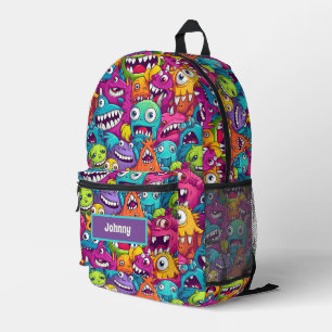 À Dos Imprimé Petit sac monstre cool ajouter nom