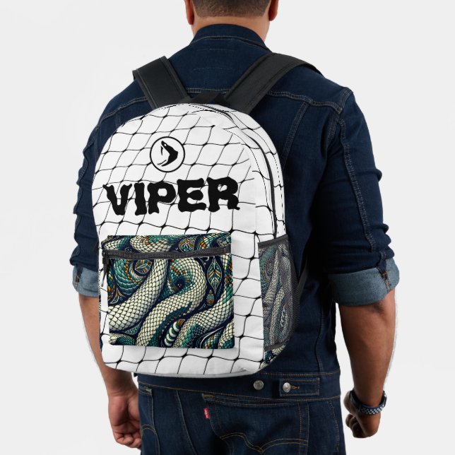 À Dos Imprimé Sac avec motif de serpent (Insitu (Modèle))