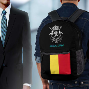 À Dos Imprimé Sac Belgique, drapeau belge, emblème /patriotes