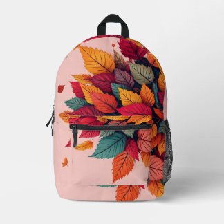 À Dos Imprimé Sac de conception feuille automne