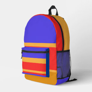 À Dos Imprimé Sac de livres de l'école pour enfants de couleur p