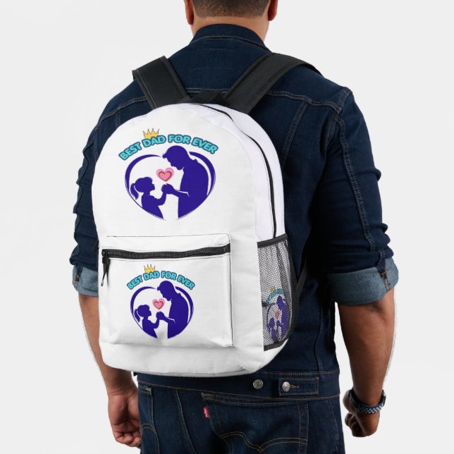 À Dos Imprimé Sac d'école du meilleur papa pour toujours (Insitu (Modèle))