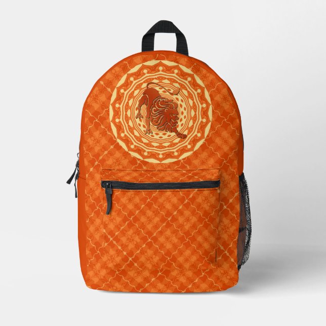 À Dos Imprimé Sac découpe et couture Leo Print (Recto)