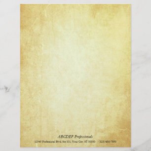À En-tête Personnalisé Papier de document