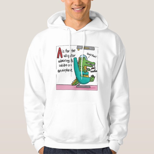 A est pour le Sweatshirt Sweat - shirt à capuche A (Devant)