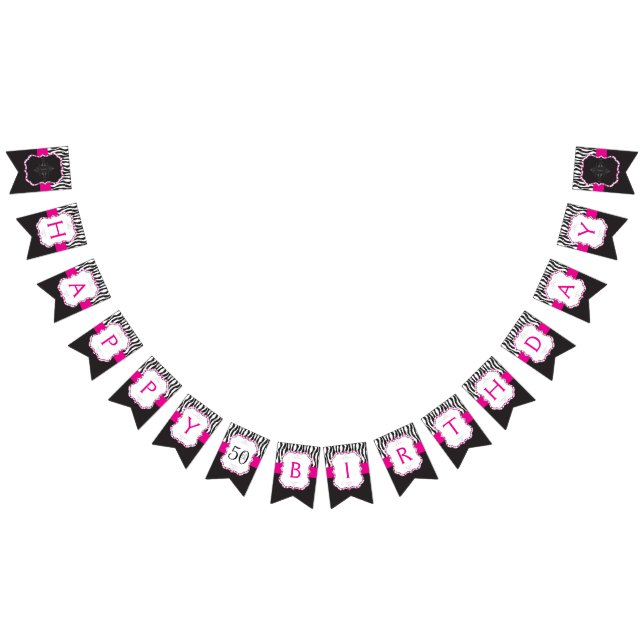 À Fanions 30/40/50/soixantième bannière d'étamine de fête (Tout)