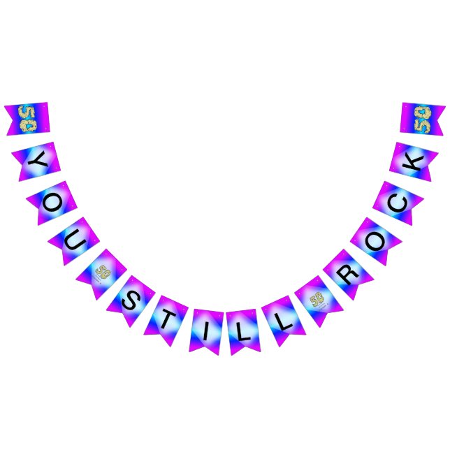 À Fanions 50e Anniversaire Vous Encore Bannière De Bunting R (Tout)