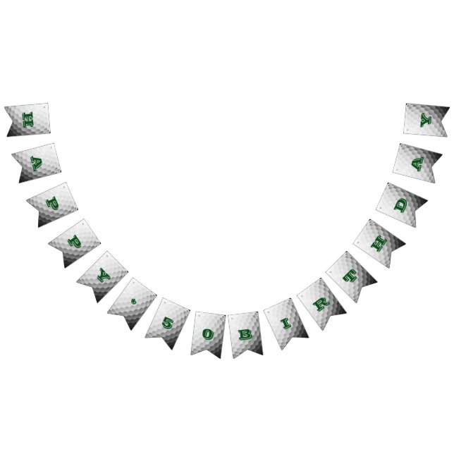 À Fanions Bal de golf Look Bannière personnalisée (Tout)