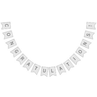 À Fanions Bandeau gris Aquarelle Bannière