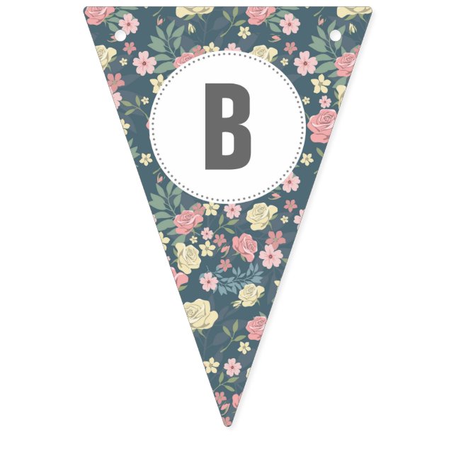 À Fanions Bannière chic minable de baby shower (Troisième drapeau)