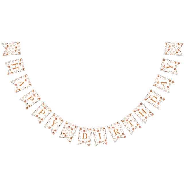 À Fanions Bannière d'anniversaire citrouille Garland (Tout)