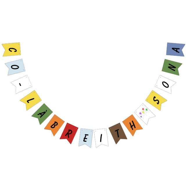 À Fanions Bannière d'anniversaire de gaélique écossais (Tout)