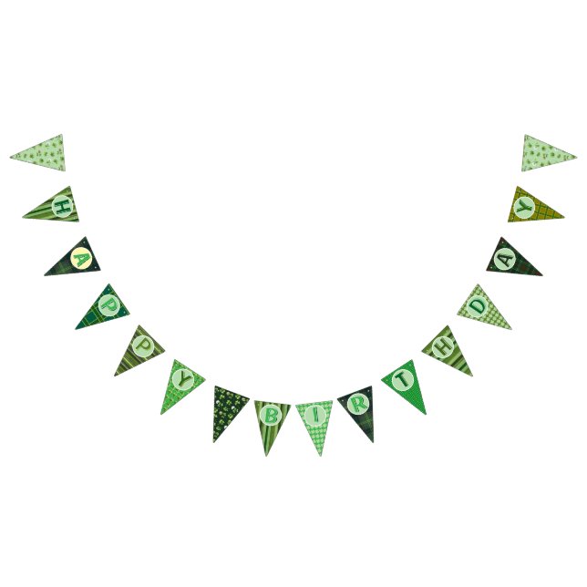 À Fanions Bannière d'anniversaire joyeuse en Irlande (Tout)