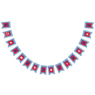 À Fanions Bannière de Bunting America de Dieu béni