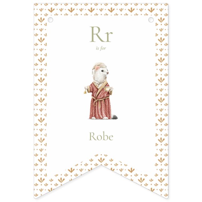 À Fanions Bannière de Bunting N-Z (Cinquième drapeau)