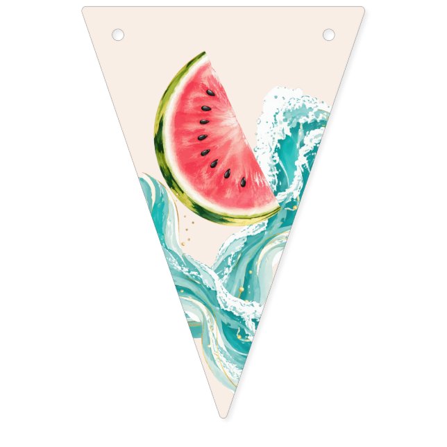 À Fanions Bannière de fête d'été (Premier drapeau)