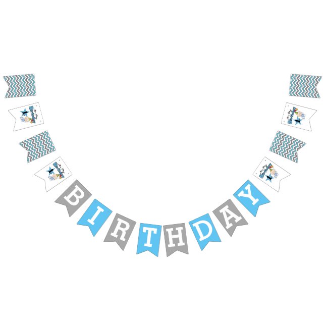 À Fanions Bannière de fêtes/C'est mon premier anniversaire (Tout)