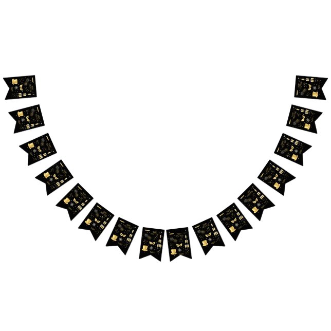 À Fanions Bannière de guirlande GB Bonne Année (Tout)