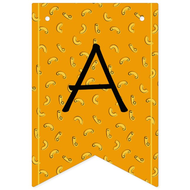 À Fanions Bannière de guirlande Macaroni au Fromage (Premier drapeau)