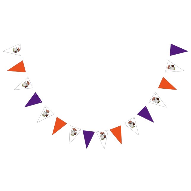 À Fanions Bannière de guirlandes de fête / Fantôme (Tout)