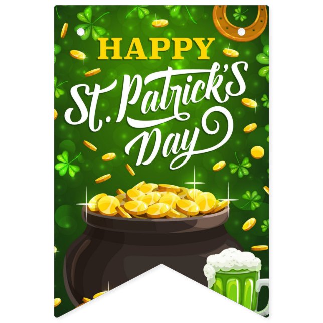 À Fanions Bannière de jour de la St Patrick (Onzième drapeau)