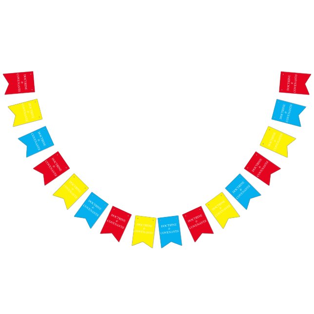 À Fanions Bannière de la doctrine et des pactes LDS primaire (Tout)