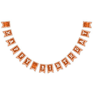 À Fanions Bannière de la fête Citrouille d'anniversaire heur