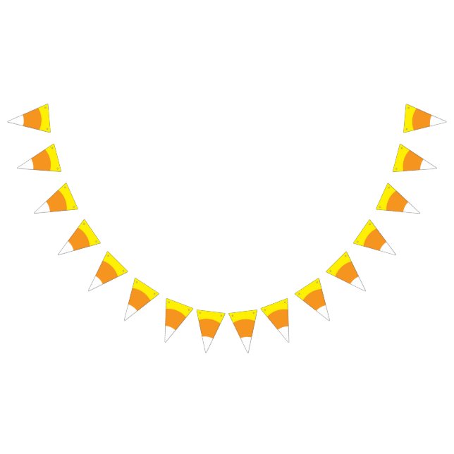 À Fanions Bannière de la fête de l'Halloween Candy Corn (Tout)