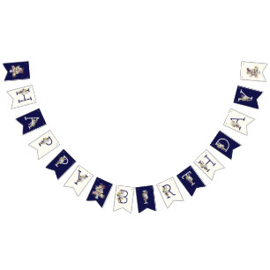À Fanions Bannière de la fête du Bunting d'anniversaire