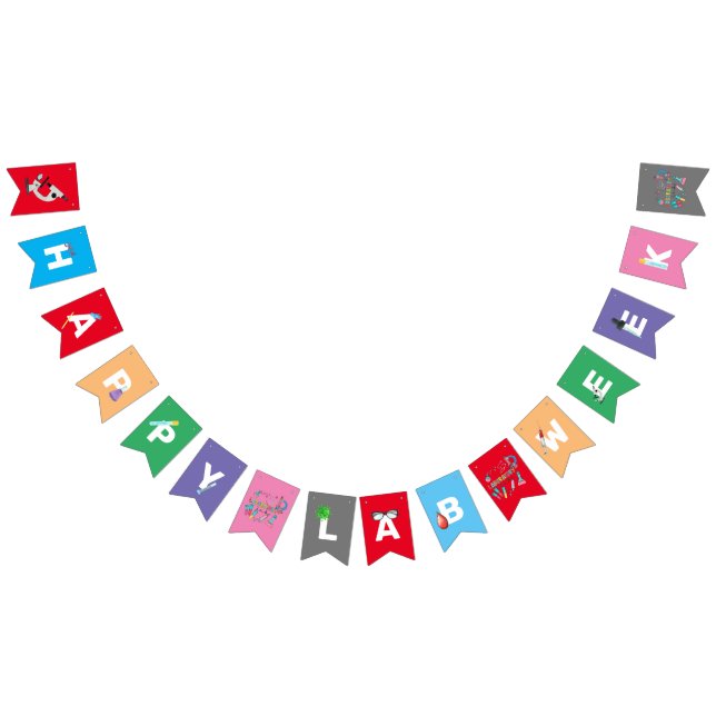 À Fanions Bannière de la semaine professionnelle de laborato (Tout)