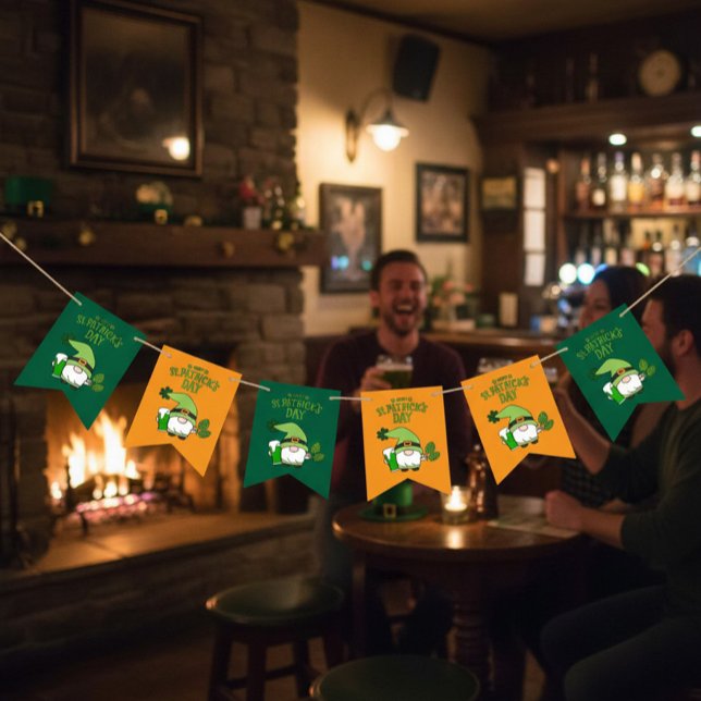 À Fanions Bannière de la St Patrick’s Day Green et Orange Bu (Créateur téléchargé)