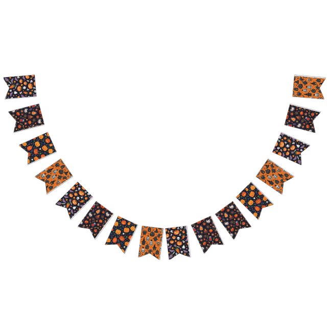 À Fanions Bannière de liage d'Halloween (Tout)