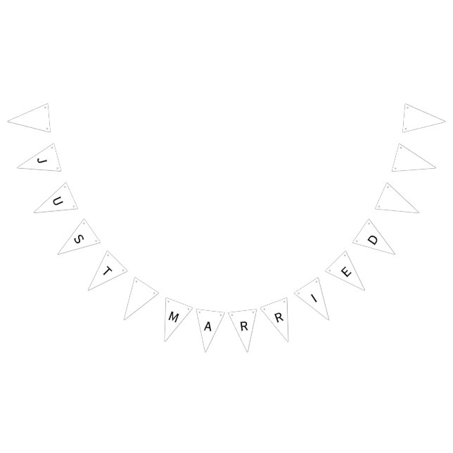 À Fanions Bannière de Mariage marié (Tout)