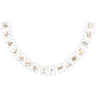 À Fanions Bannière de regroupement de Baby showers neutres