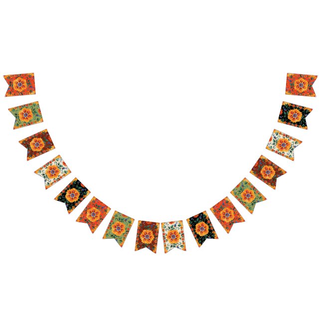 À Fanions Bannière de saut Mosiac automne (Tout)