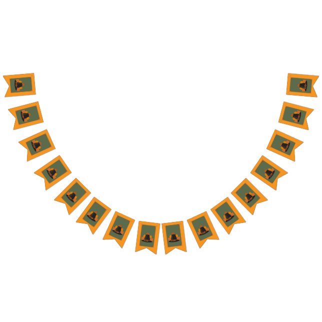 À Fanions Bannière du Casquette de pèlerinage de Thanksgivin (Tout)