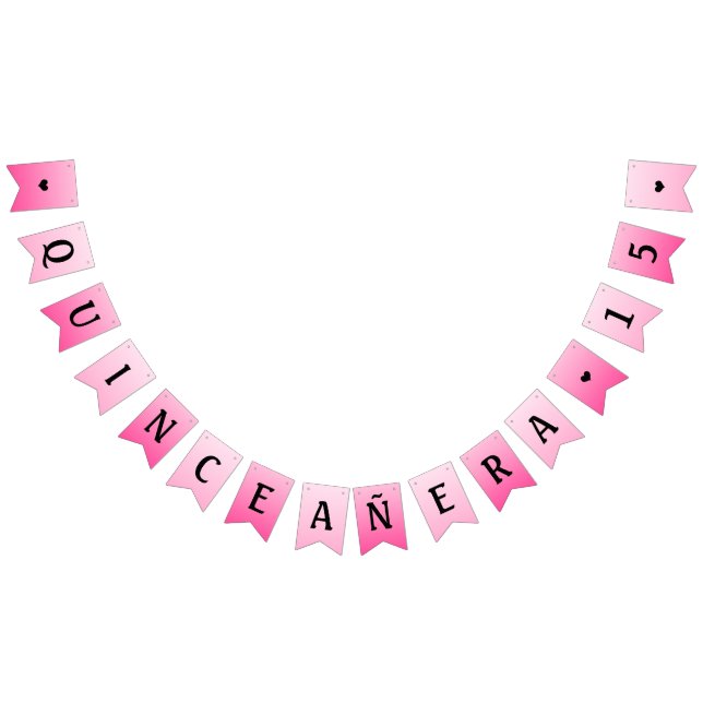 À Fanions bannière du parti quinceanera (Tout)