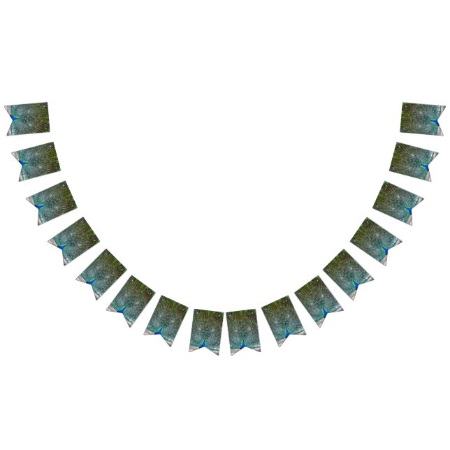 À Fanions Bannière du Peacock Design Party (Tout)