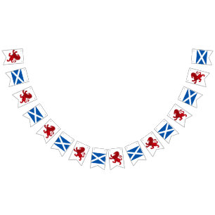 À Fanions Bannière effrénée de lion de l'Ecosse, le drape