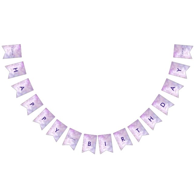 À Fanions Bannière faite sur commande adulte d'anniversaire (Tout)