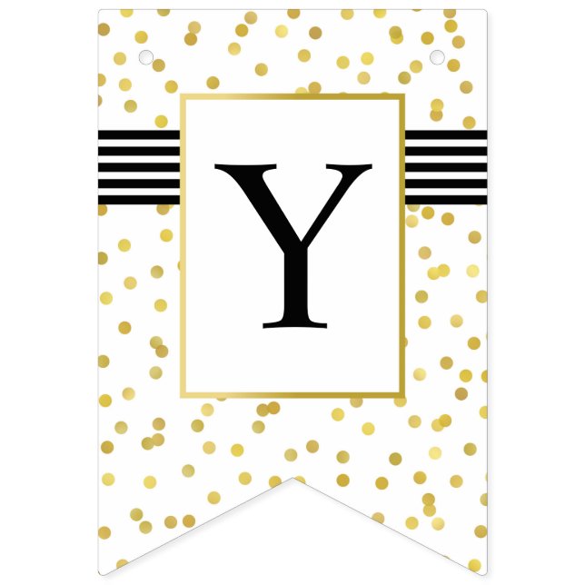 À Fanions Bannière heureuse d'étamine de fête d'anniversaire (Cinquième drapeau)