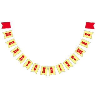 À Fanions BANNière PERSONNALISée JOYEUX NOEL