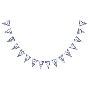 À Fanions Bannière vintage de baby shower d'avion