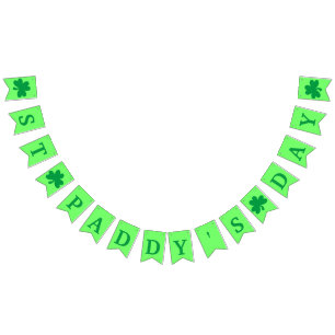 À Fanions Bonne fête de la Saint Patrick Bannière