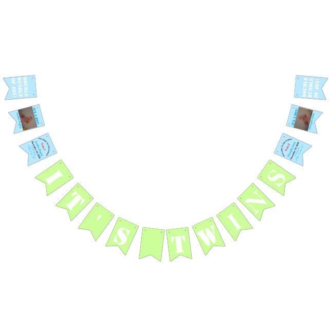 À Fanions C'est la bannière de Bunting de Twins Boy's (Tout)