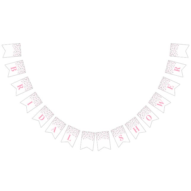 À Fanions Confettis d'argent de rose de bannière de Fête de (Tout)